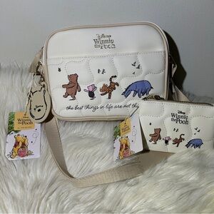 Disney Winnie the Pooh and Friends Set Crossbody Bag and Coin Purse